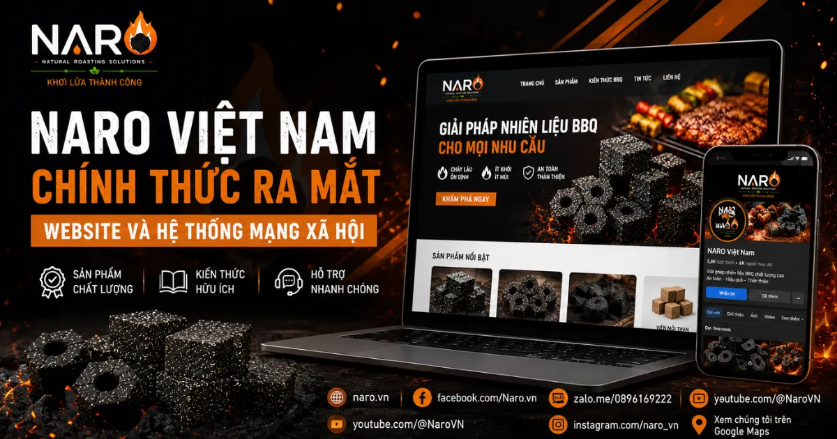 NARO Việt Nam chính thức ra mắt website và hệ thống mạng xã hội