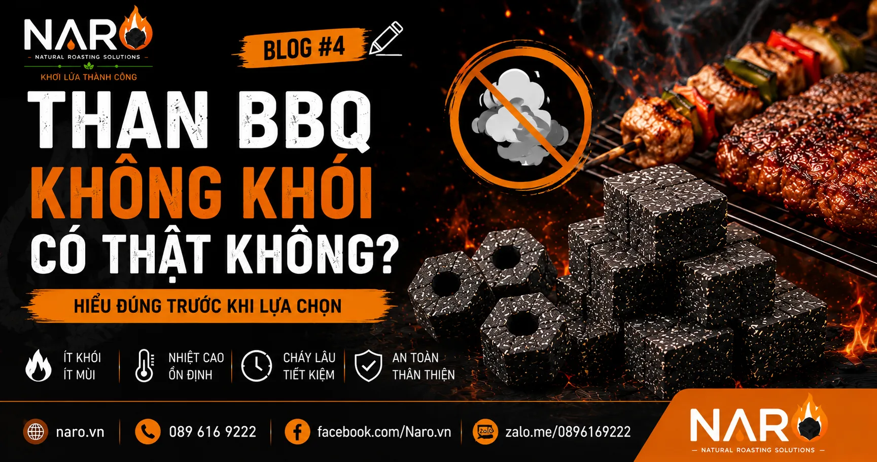 Than BBQ không khói có thật không? Hiểu đúng trước khi lựa chọn