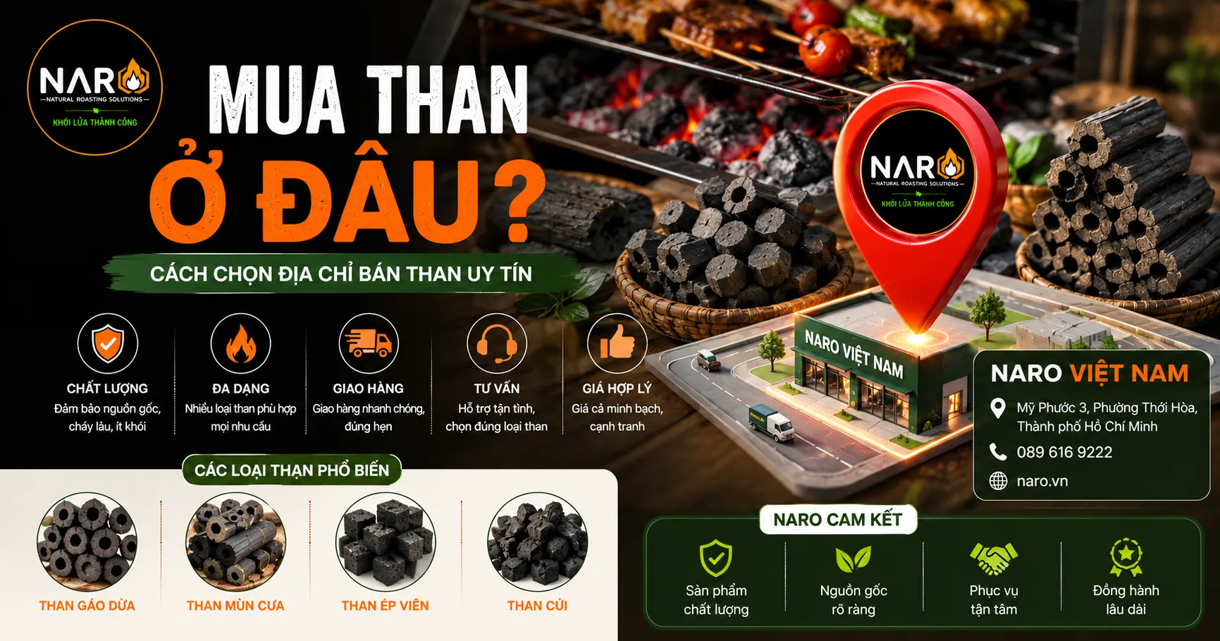 Mua than ở đâu? Cách chọn địa chỉ bán than uy tín