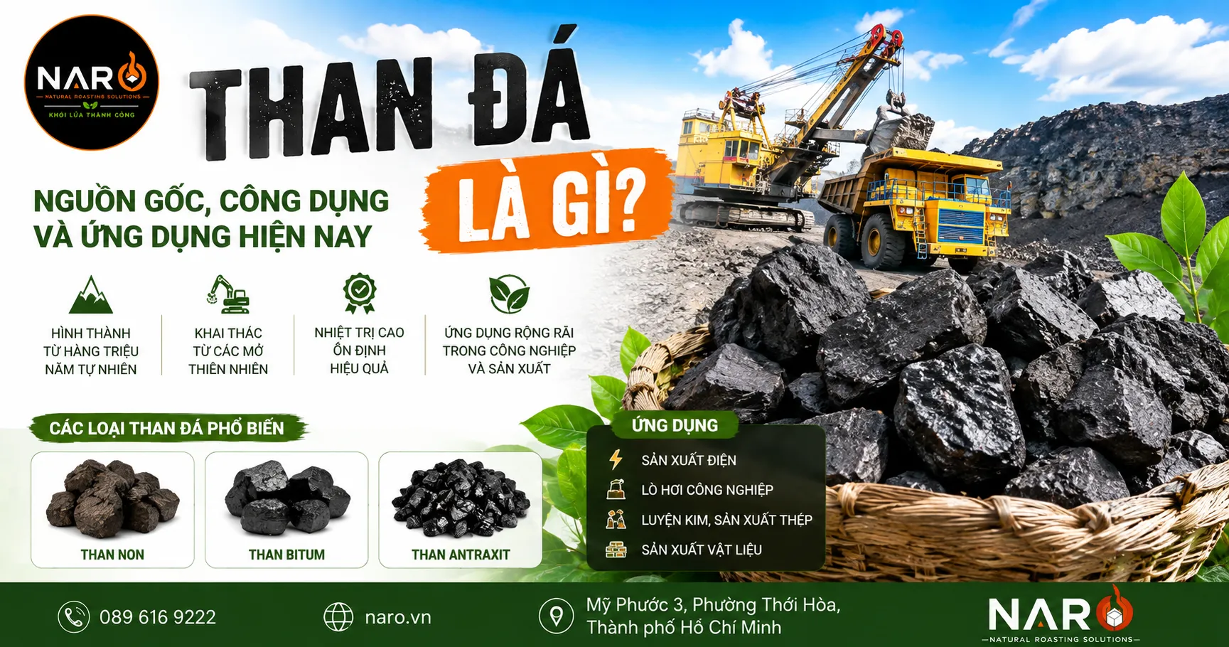Than đá là gì? Nguồn gốc, công dụng và ứng dụng hiện nay