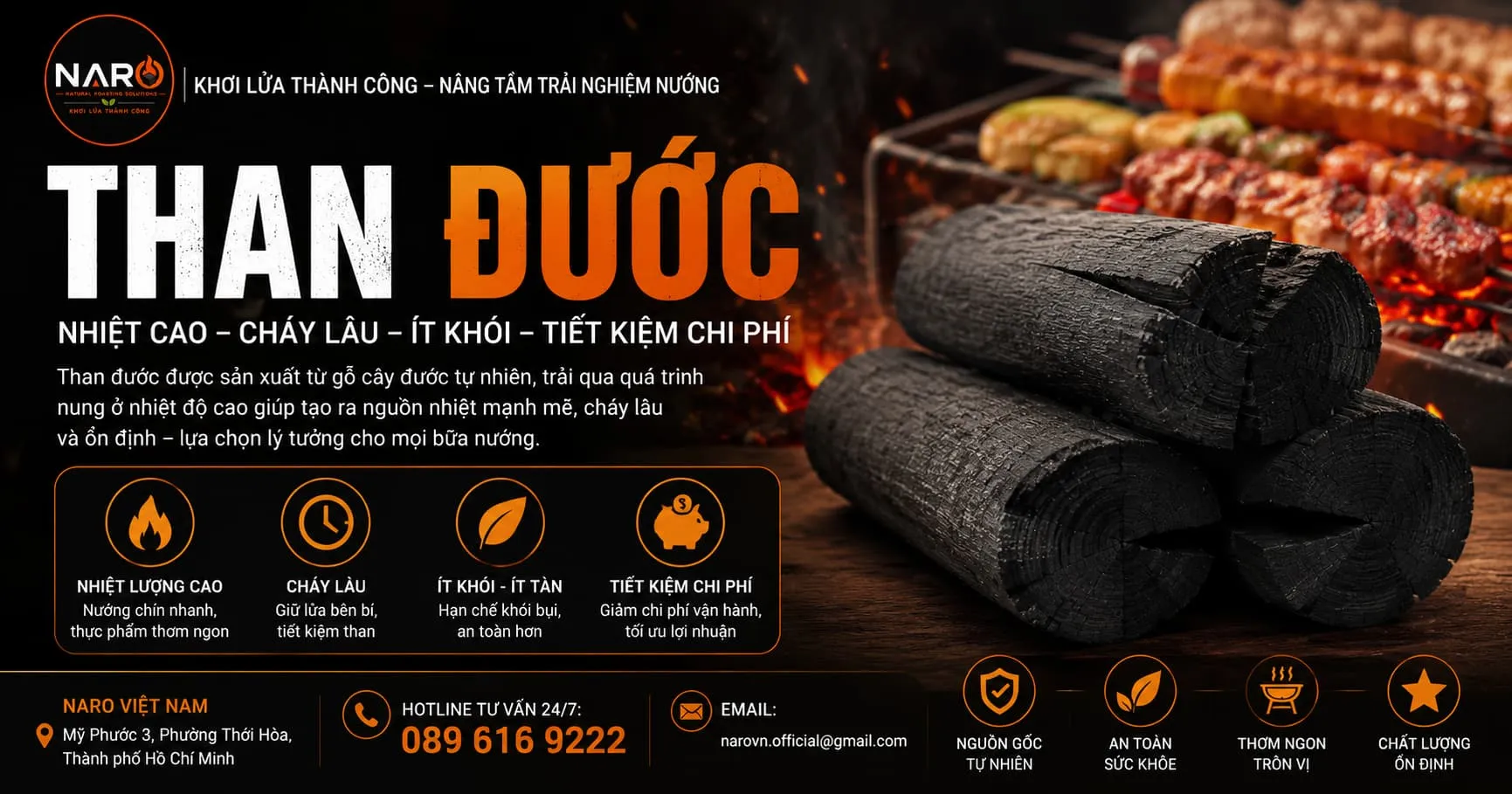 Than đước là gì? Vì sao đây là loại than củi được nhiều quán nướng lựa chọn?