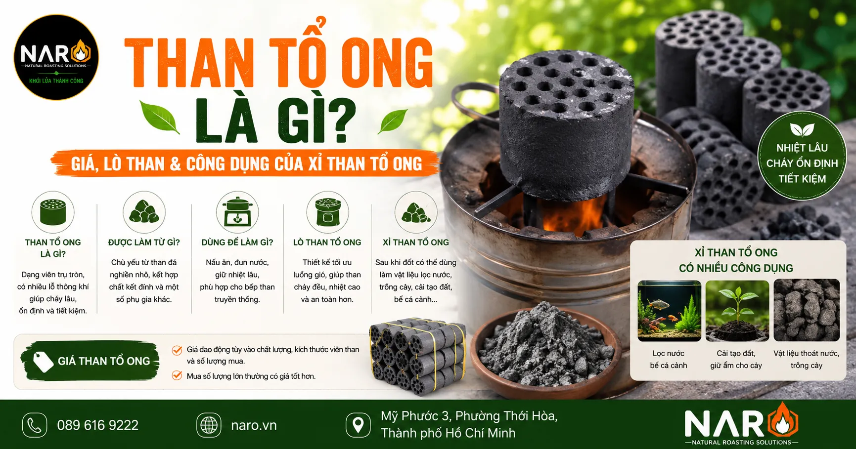 Than tổ ong là gì? Giá, lò than và công dụng của xỉ than