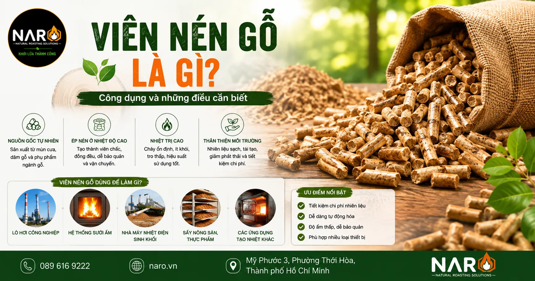 Viên nén gỗ là gì? Công dụng và những điều cần biết